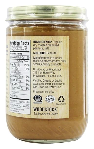 WOODSTOCK Peanut, Crunchy 16 OZ