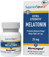 Melatonin Extra Strength 25 mg 60 Microlingual Tablets