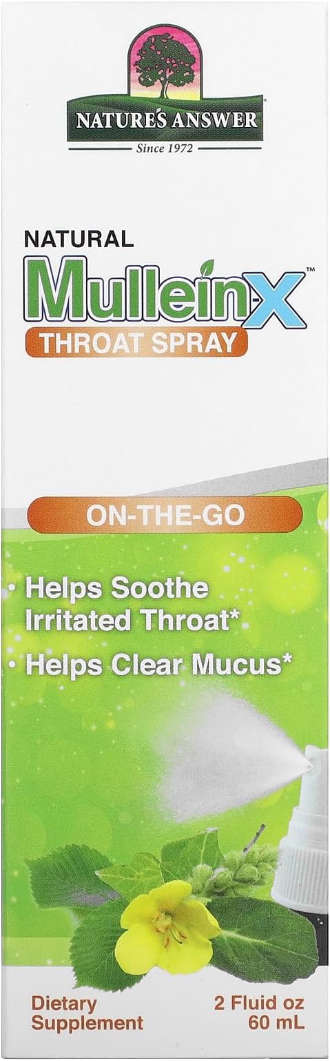 NATURE'S ANSWER MULLEIN-X THROAT SPRAY 2OZ