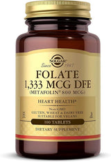 Solgar Folate 1,333 MCG DFE (800 MCG Folic Acid)