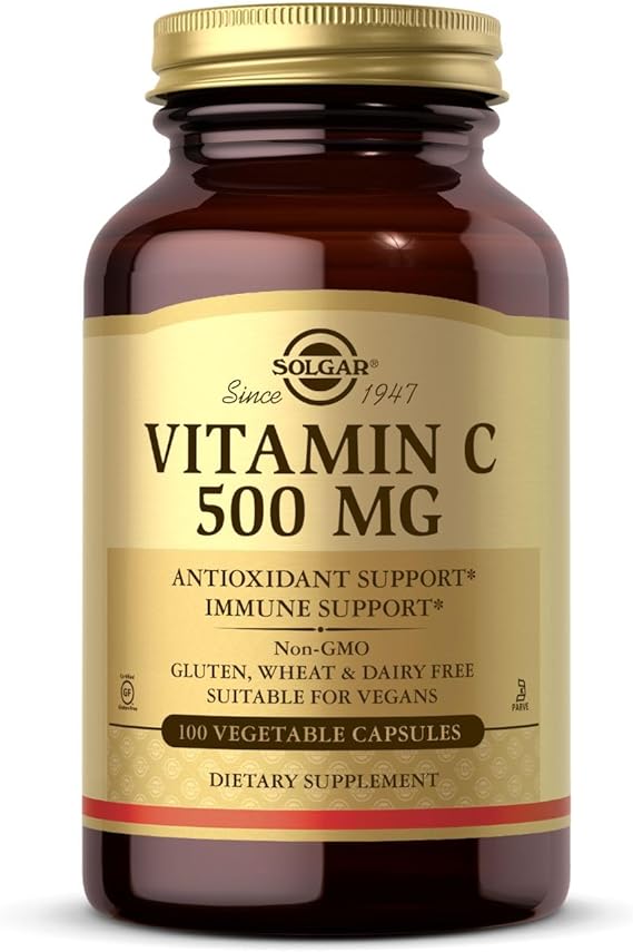 Solgar Vitamin C 500 mg Vegetable Capsules 100V cap