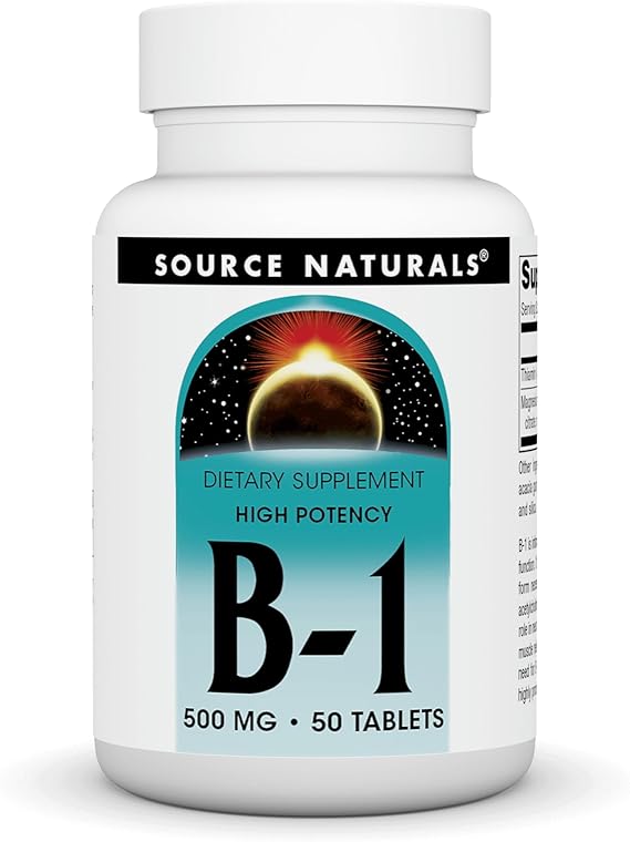 SOURCE NATURALS B-1 500MG TABS 50T