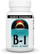 SOURCE NATURALS B-1 500MG TABS 50T