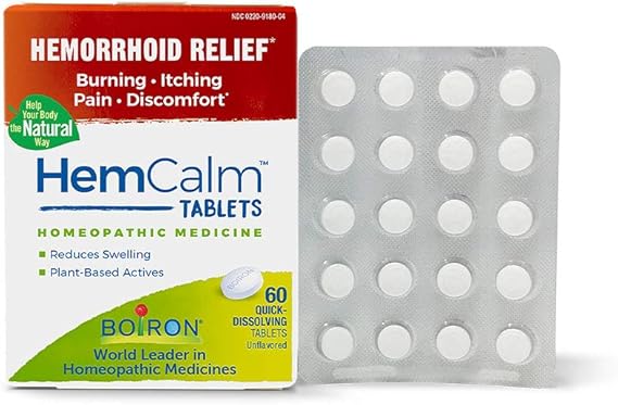 Boiron Hemcalm Melt Away Tablets