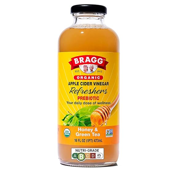 BRAGG Honey, Green Tea Refreshers 12/16 OZ