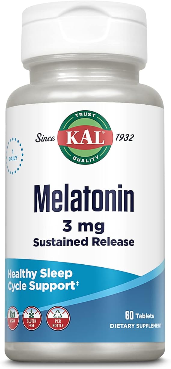 Kal Melatonin 3 mg Sustained Release