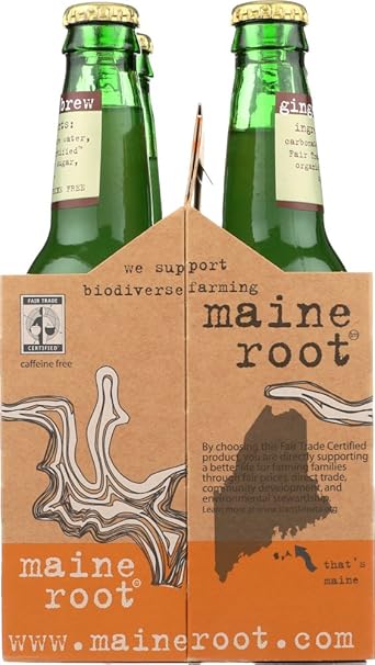 MAINE ROOT Ginger Brew 4 pk 12 OZ