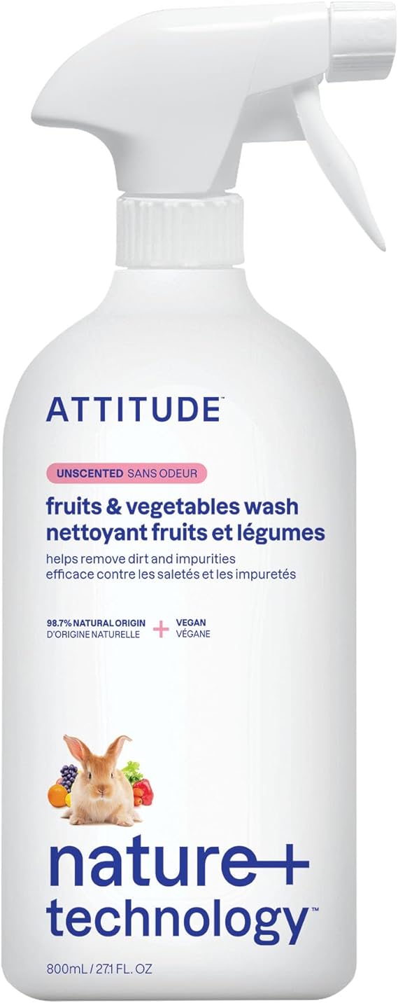 ATTITUDE WASH FRUIT & VEGETABLE 27.1OZ