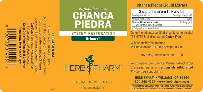 Herb Pharm CHANCA PIEDRA EXTRACT 4 oz