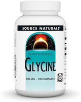 SOURCE NATURALS GLYCINE 500MG CAPS 100C