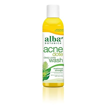 ALBA BOTANICA ACNE DOTE DEEP PORE WASH 6OZ