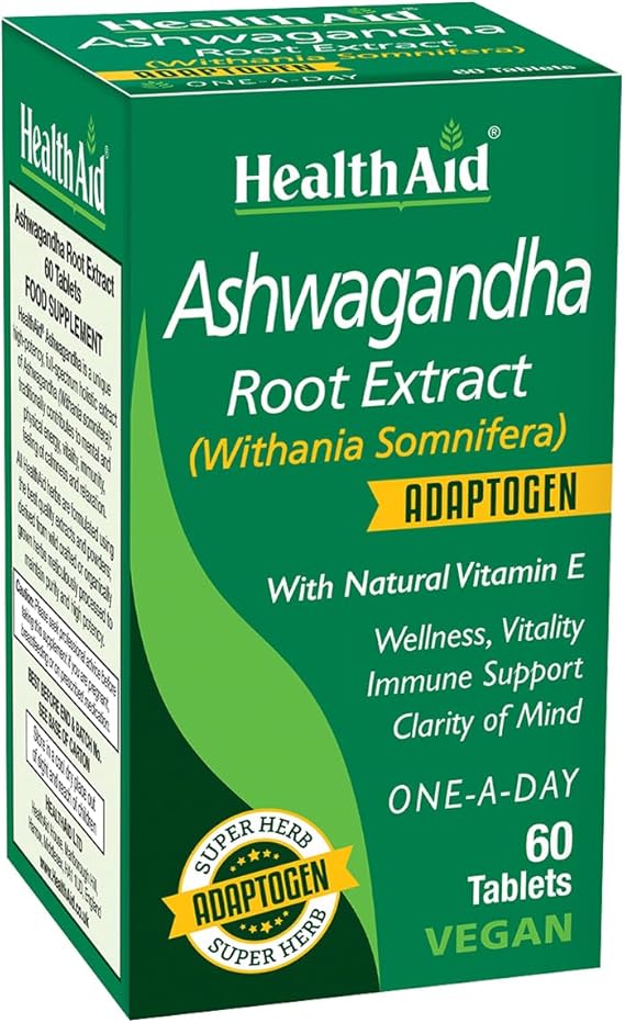 Ashwagandha Root Extract 350 mg 60 Vegan Tablets