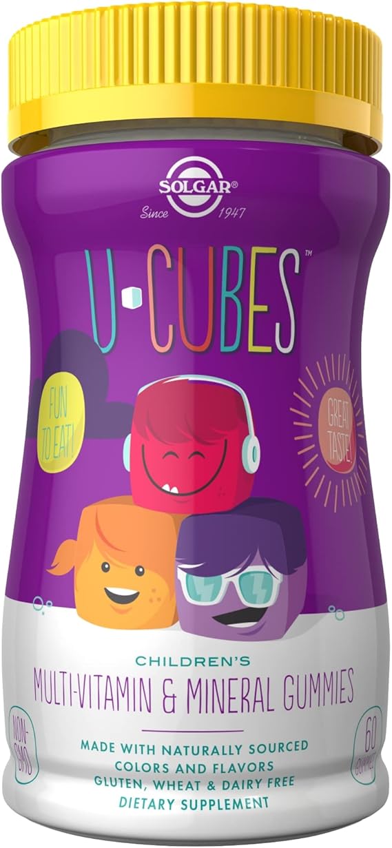 Solgar U-Cubes™ Children's Multi-Vitamin & Mineral Gummies 60gummy