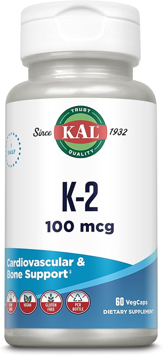 Kal Vit K2 60CT 100MCG Veg Capsule