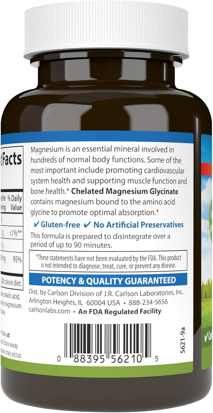 Chelated Magnesium Glycinate 400 mg