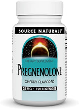 Source Naturals Pregnenolone Cherry Flavored 25 mg Lozenge