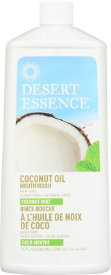 Desert Essence COCONUT OIL MOUTHWASH 16 Liquid