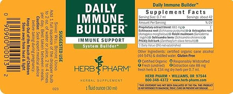 Herb Pharm DAILY IMMUNE BUILDER (Immune Defense) 2 oz