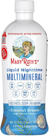 Mary Ruth's Liquid Nighttime Multimineral, 32 oz.