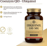 Solgar Kosher UBIQUINOL 100 MG (Reduced CoQ-10)