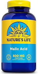 Natures Life Malic Acid 250ct 800mg