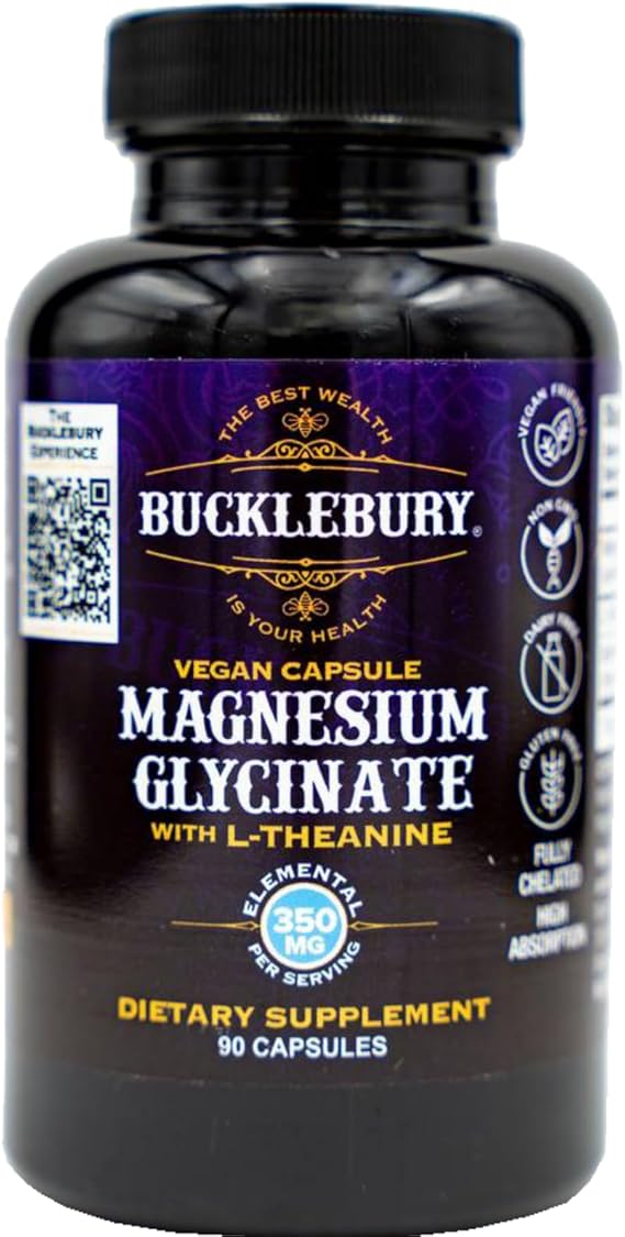 BUCKLEBURY MAGNESIUM GLYCINATE W/ L-THEANINE 90CAPS