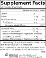 Lutein Gummies 46 Vegetarian Gummies