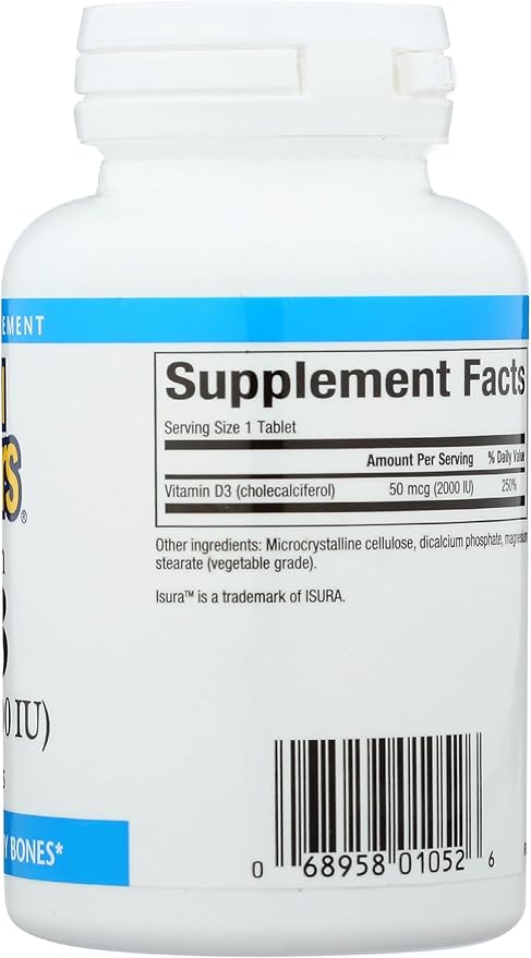 Natural Factors VITAMIN D3 50 MCG (2,000 IU) 90/TAB