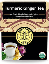 BUDDHA TEAS Organic Turmeric Ginger Tea 18 BAG