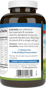 Carlson  B-50 Gels Vitamin B Complex