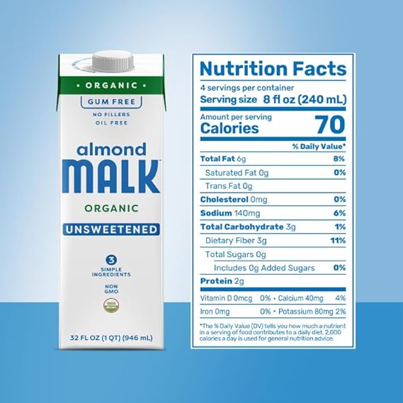 Malk Org almond milk