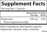 Carlson Magnesium Oxide 350 mg