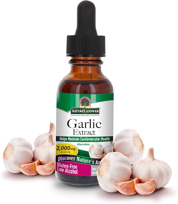 NATURE'S ANSWER GARLIC 1OZ