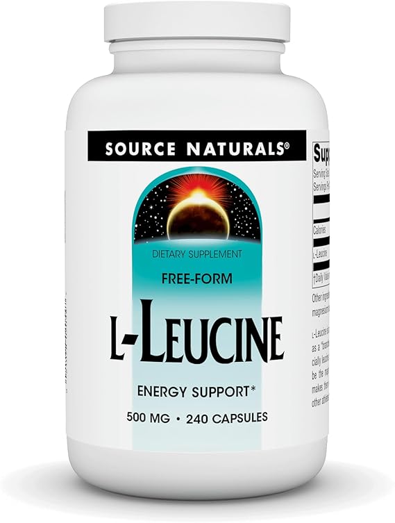 Source Naturals FREE FORM L-Leucine 500 mg