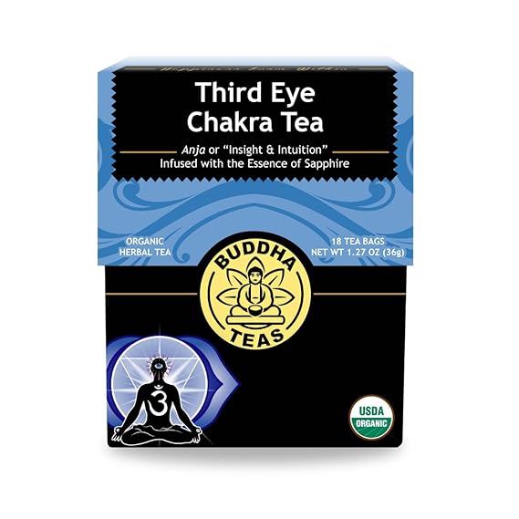 BUDDHA TEAS Organic Third Eye Chakra Tea 18 BAG