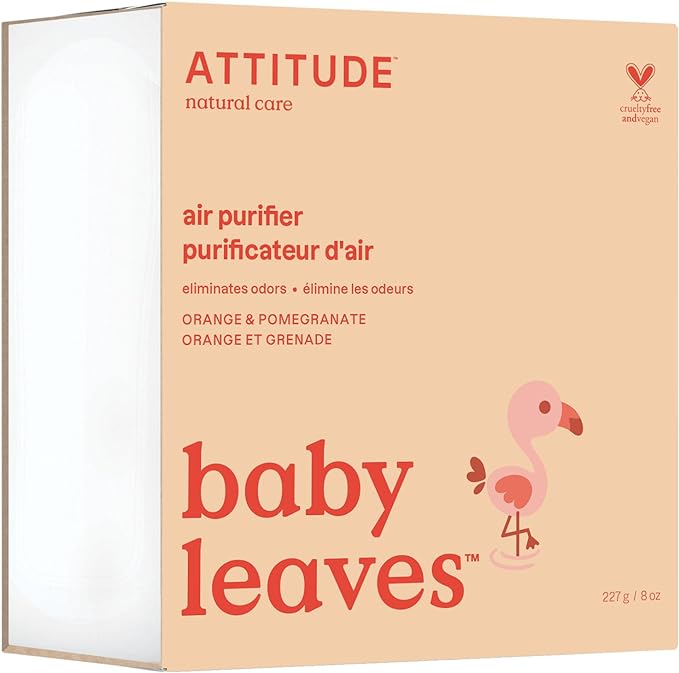 ATTITUDE BABY LEAVES AIR PURIFIER ORANGE POMEGRANATE 8OZ