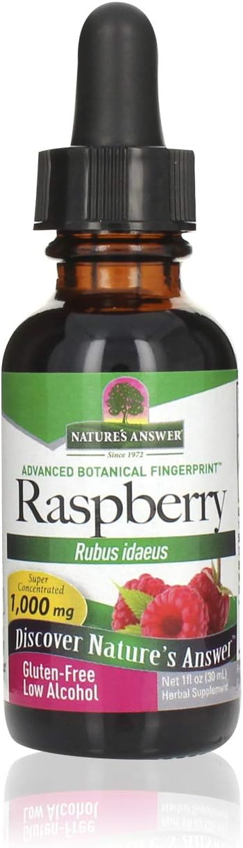 NATURE'S ANSWER ALC FREE RED RASPBERRY LEAF 1OZ