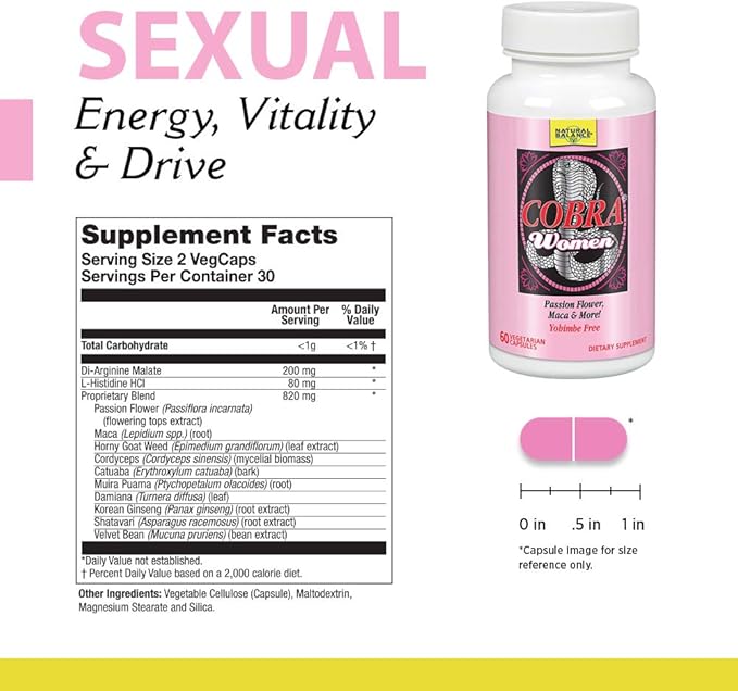 Natural Balance Cobra® Women 60ct