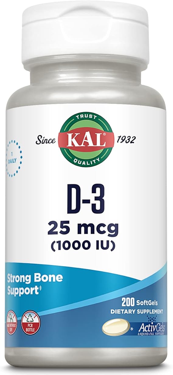 Kal D3 200CT 25MCG Softgel