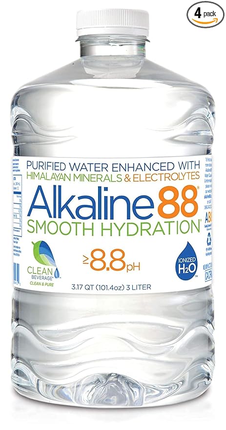 ALKALINE88 Mineral Water,Himalayan,8.8PH 4/3 LTR