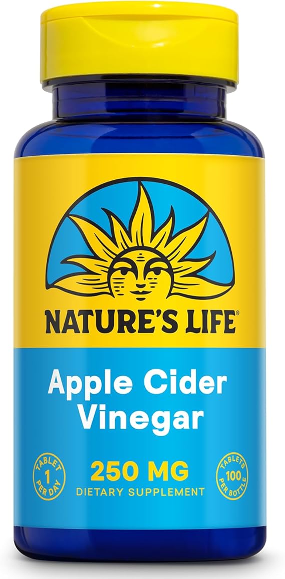 Natures Life Apple Cider Vinegar 100ct 250mg