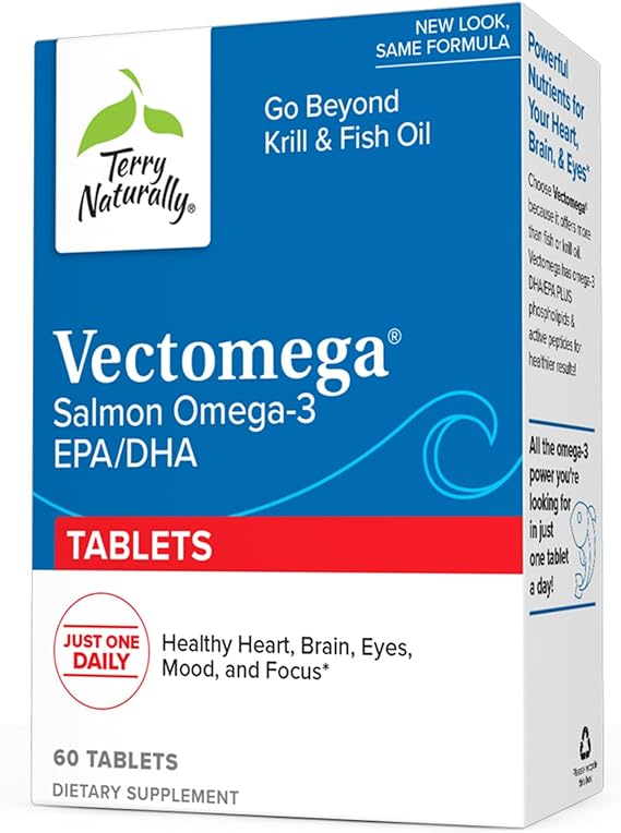 Vectomega Salmon Omega EPA/DHA 60 Tablets