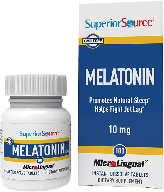 Melatonin 10 mg 100 Microlingual Tablets