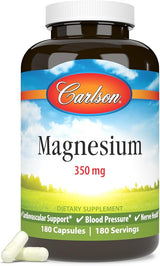 Carlson Magnesium Oxide 350 mg