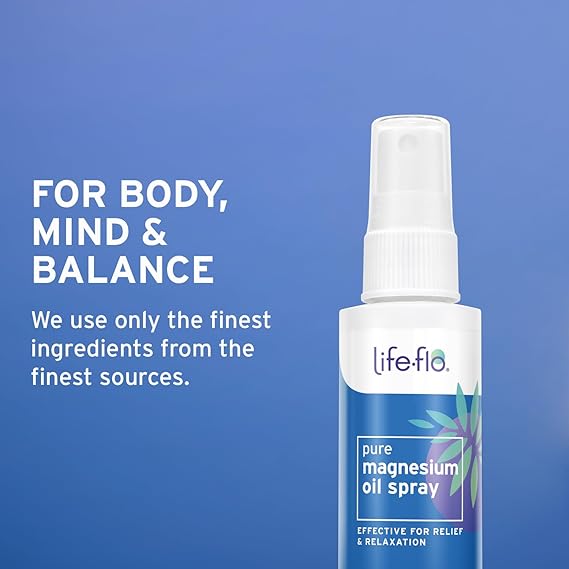 LifeFlo Pure Magnesium Oil Spray 2floz