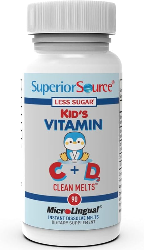 Superior Source Kids Vitamin C+D Clean Melts