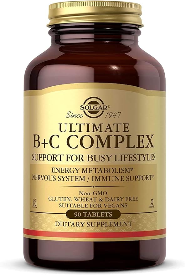 Solgar Ultimate B+C Complex Tablets 90tablet