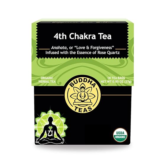 BUDDHA TEAS Organic 4th Chakra Tea 18 BAG