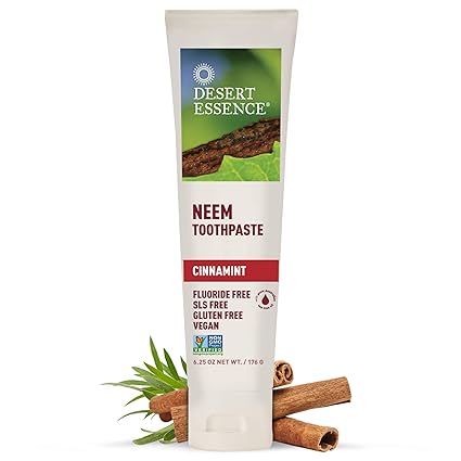 Desert Essence NEEM CINNAMINT TOOTHPASTE 6 Paste