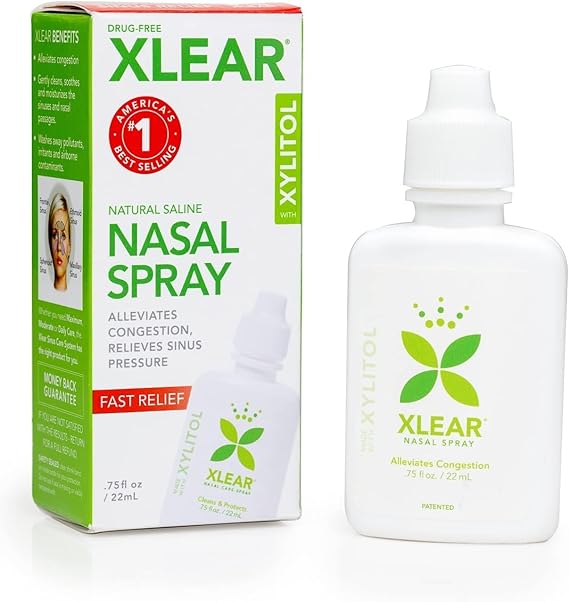 XLEAR NATURAL SALINE NASAL SPRAY WITH XYLITOL 0.75 FL OZ